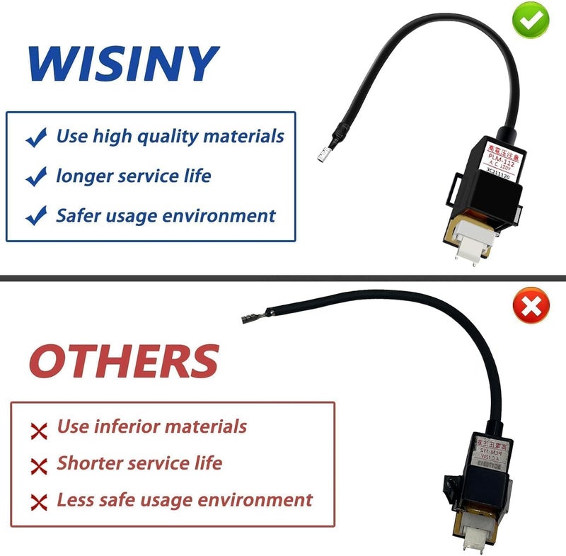 WISINY RTG20235C RTG20235BC Tankless Gas Water Heater Ignitor Coil Replacement Parts Compatible for Rheem Tankless Water Heater Parts Fixed the Error Code 11 Replace plm-112 - Image 3